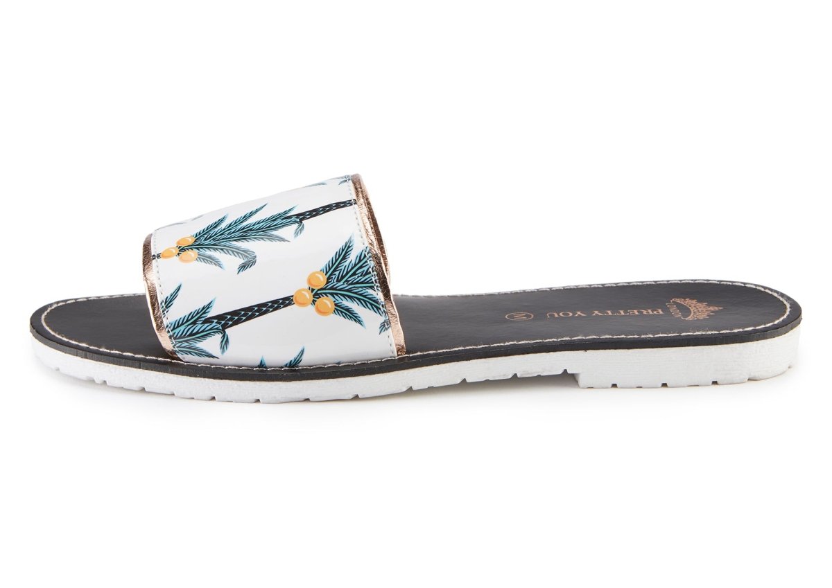 Coconut Printed Slide & Clutch Set