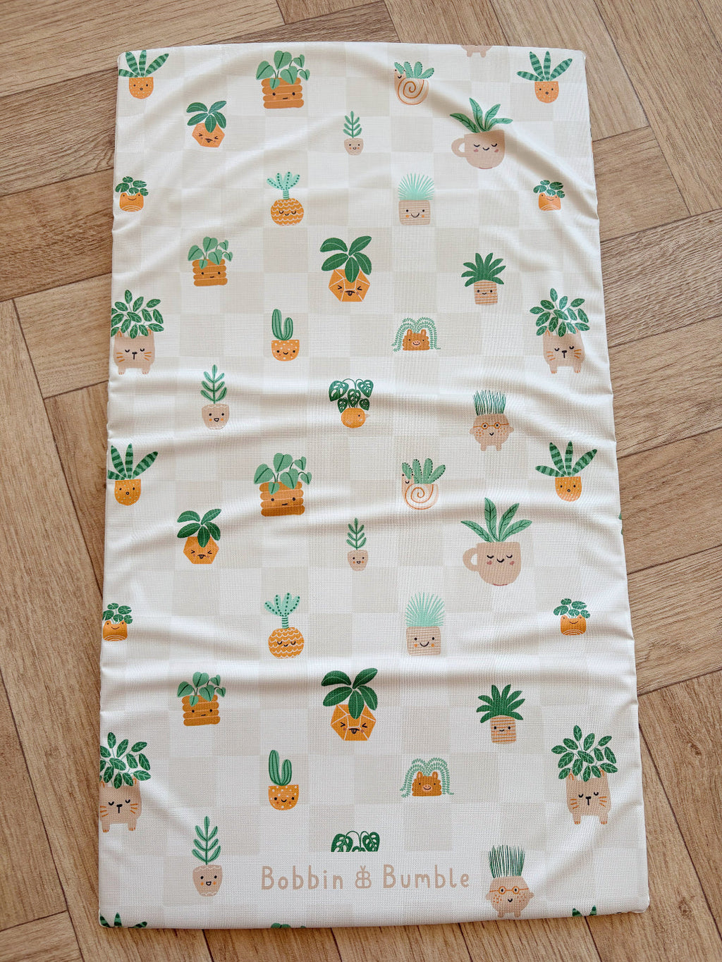 Travel Changing Mat - Pot Plants