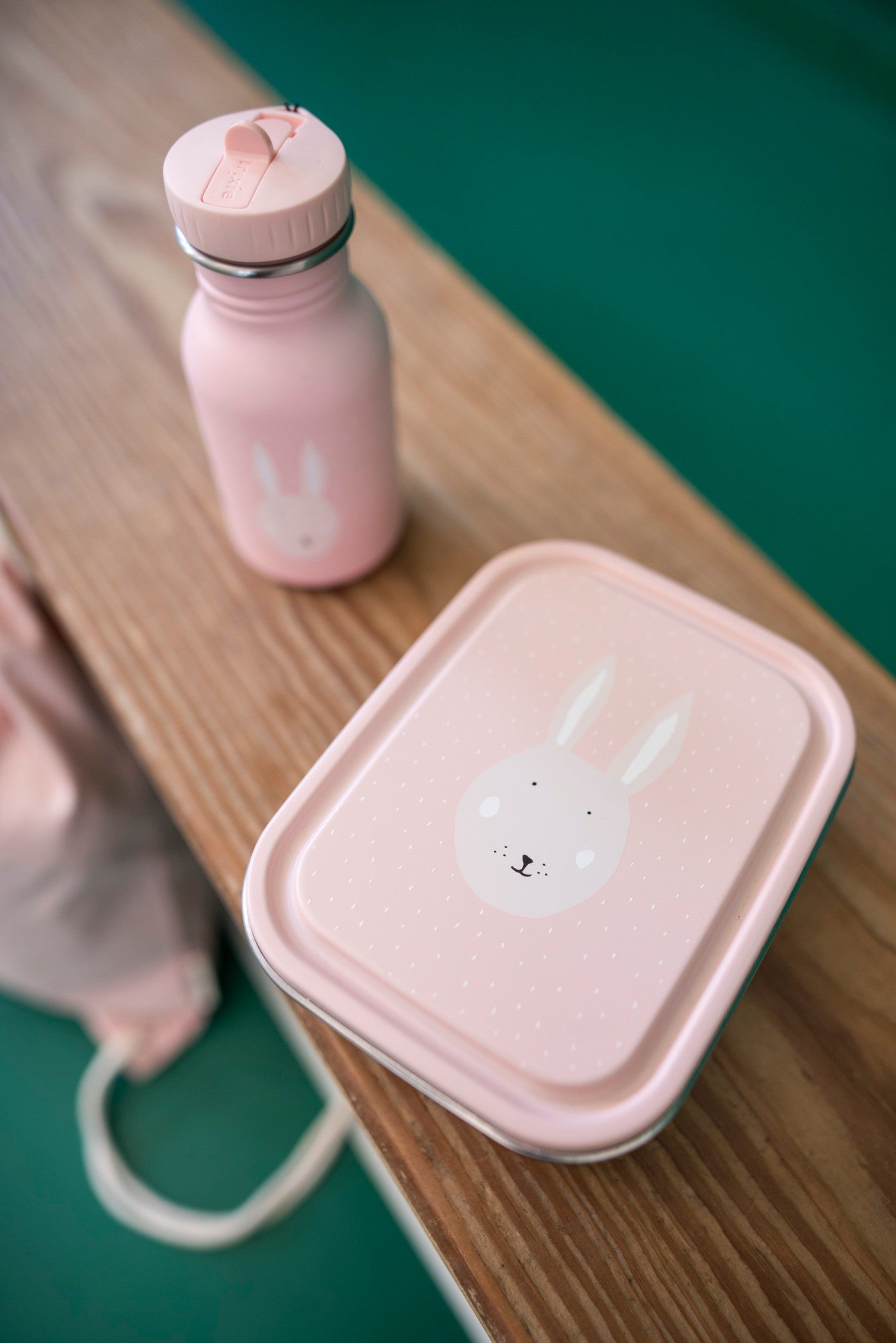 Enjoy Lunchtime Adventures with the Animal Friends Stainless Steel Lunch Box by Trixie Baby at www.brixbailey.com