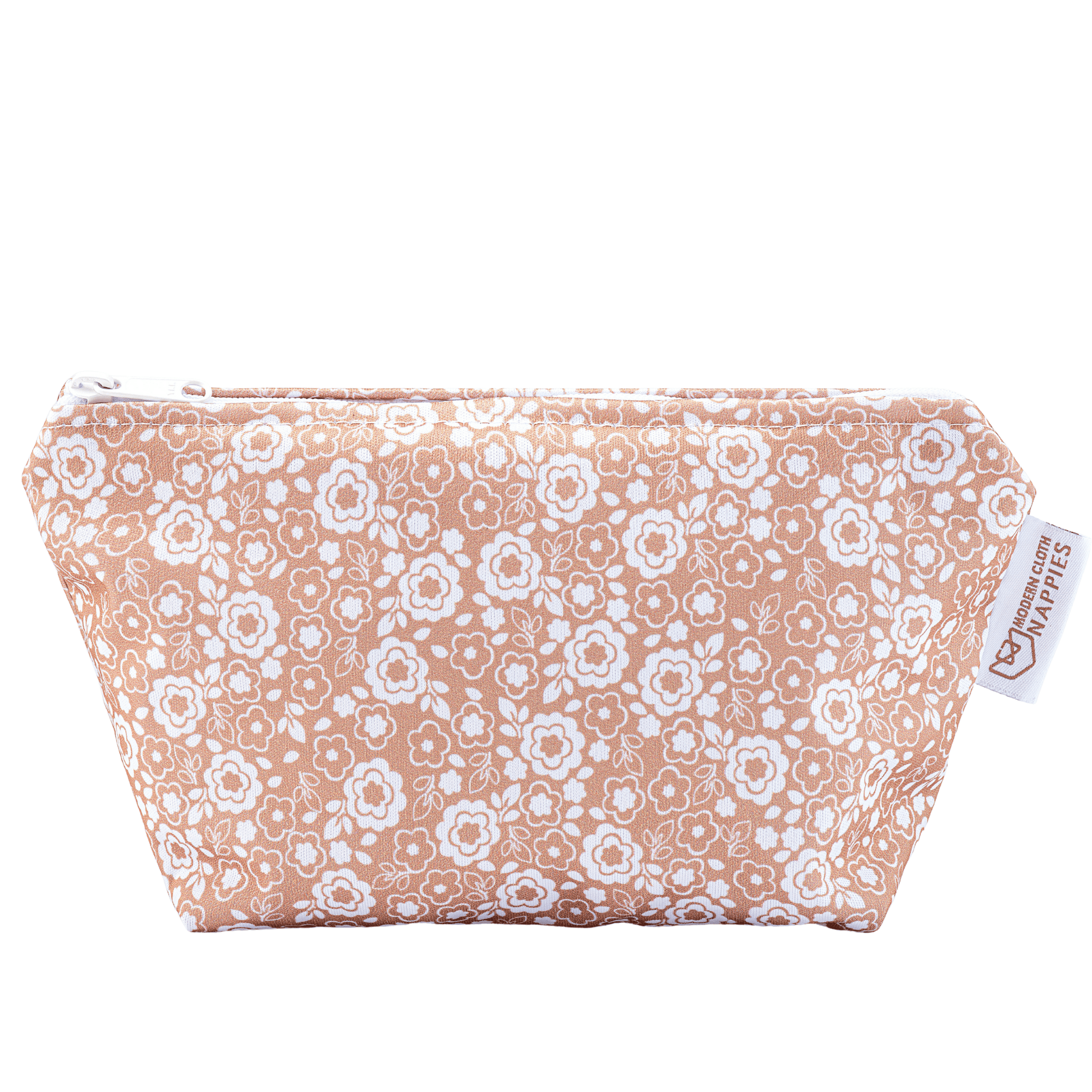 Small Reusable Cloth Wipe and Sanitary Bag in Bloom