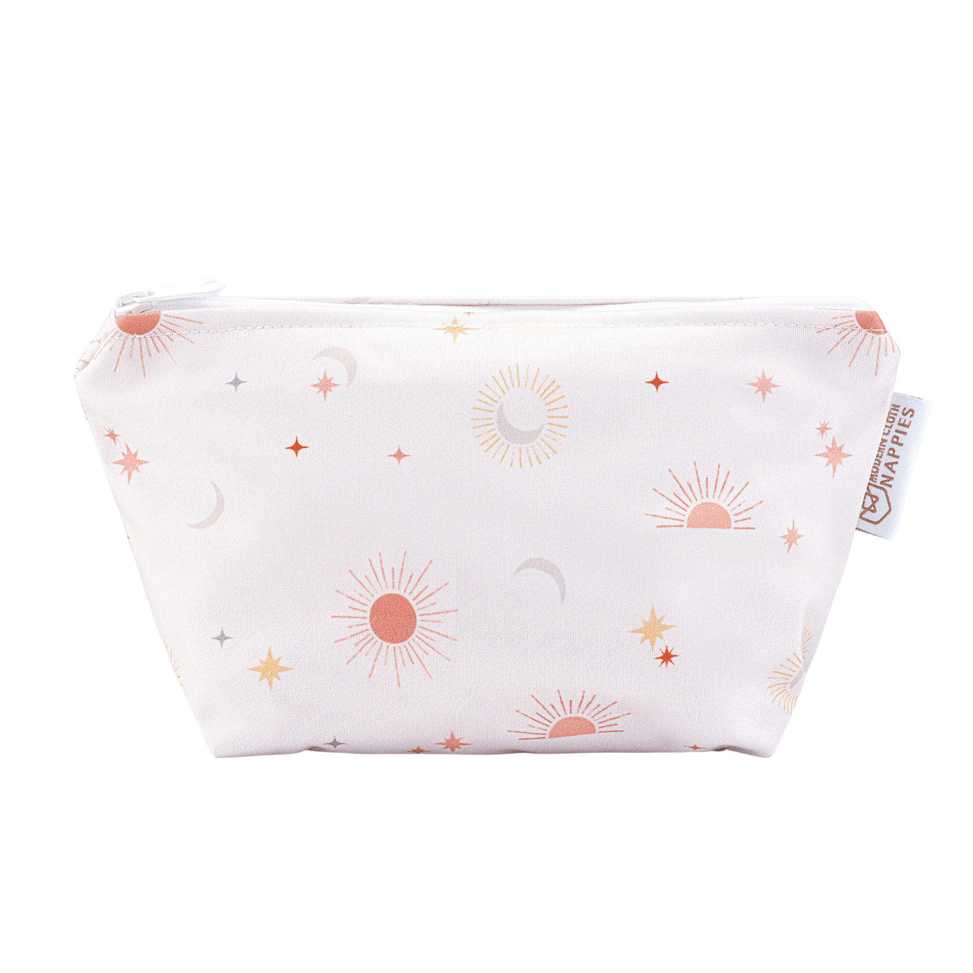 Small Reusable Cloth Wipe and Sanitary Bag in Celestial