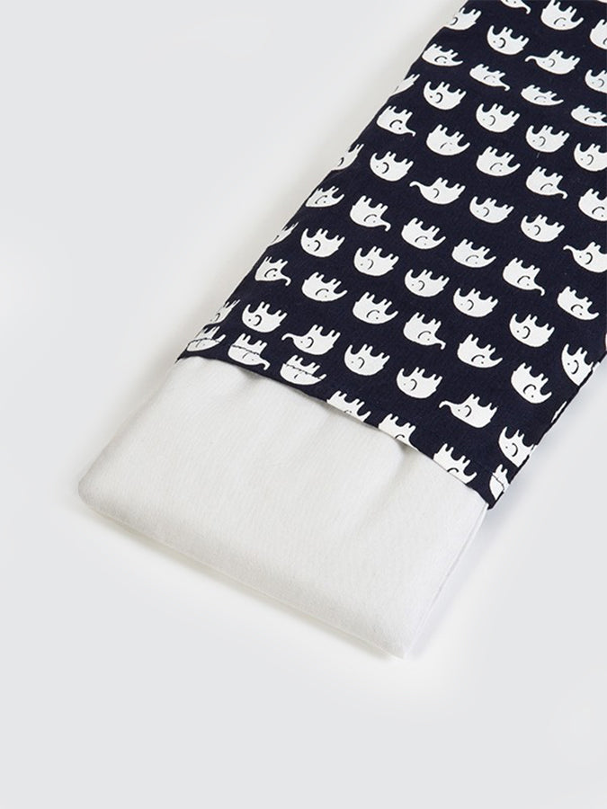 Organic Cotton Lavender Scented Elephant Eye Pillow with Linseed Fill