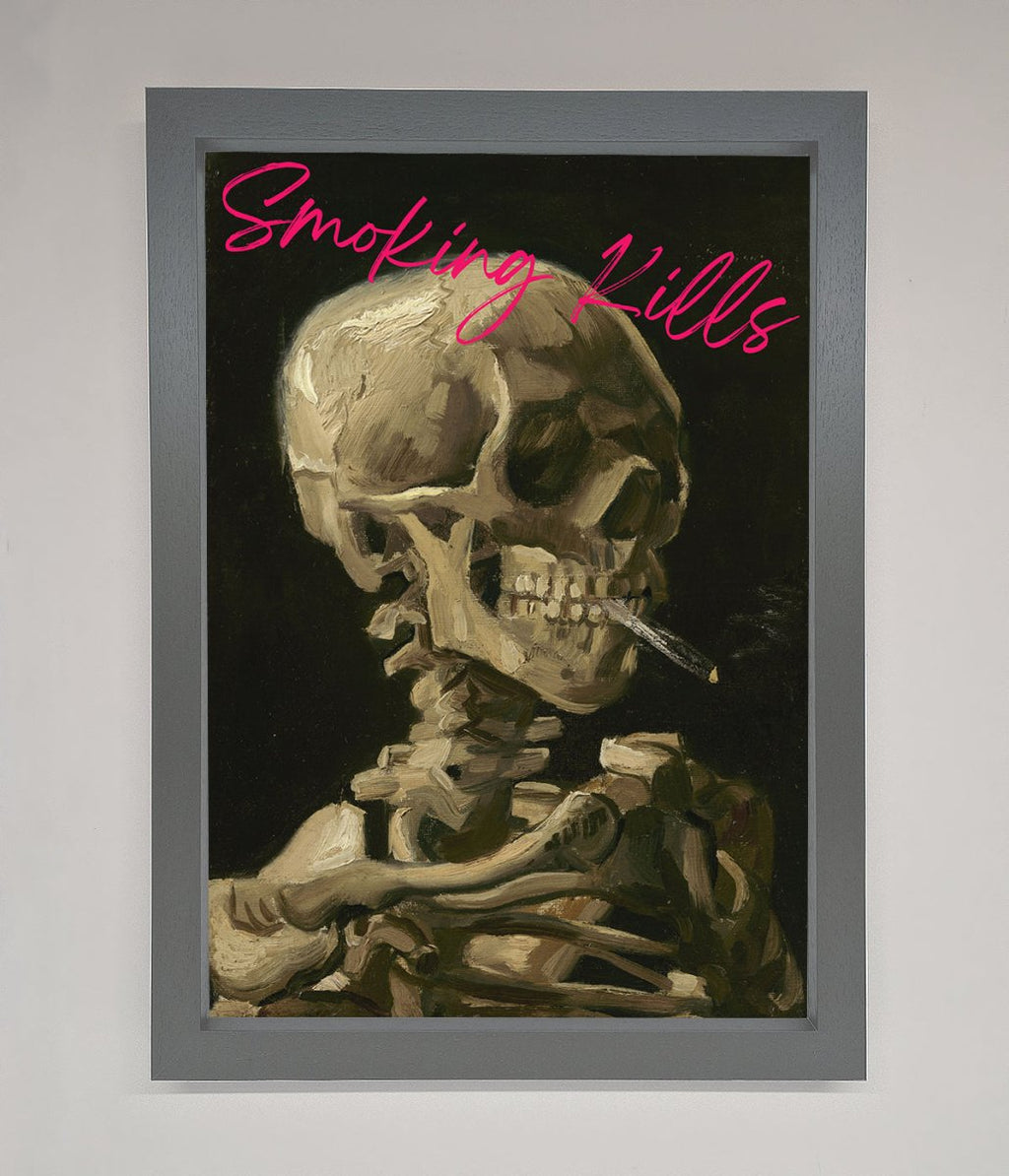Smoking Kills Framed Wall Art