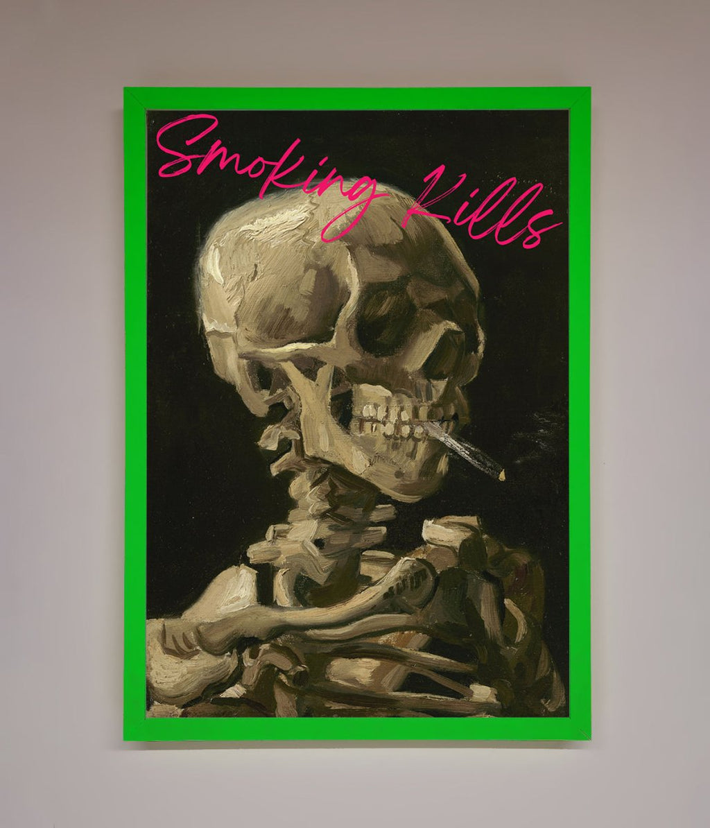 Smoking Kills Framed Wall Art