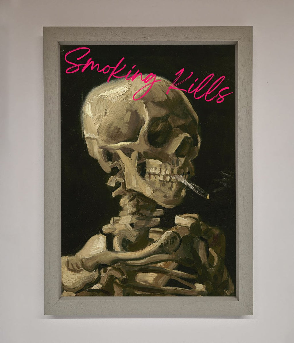 Smoking Kills Framed Wall Art