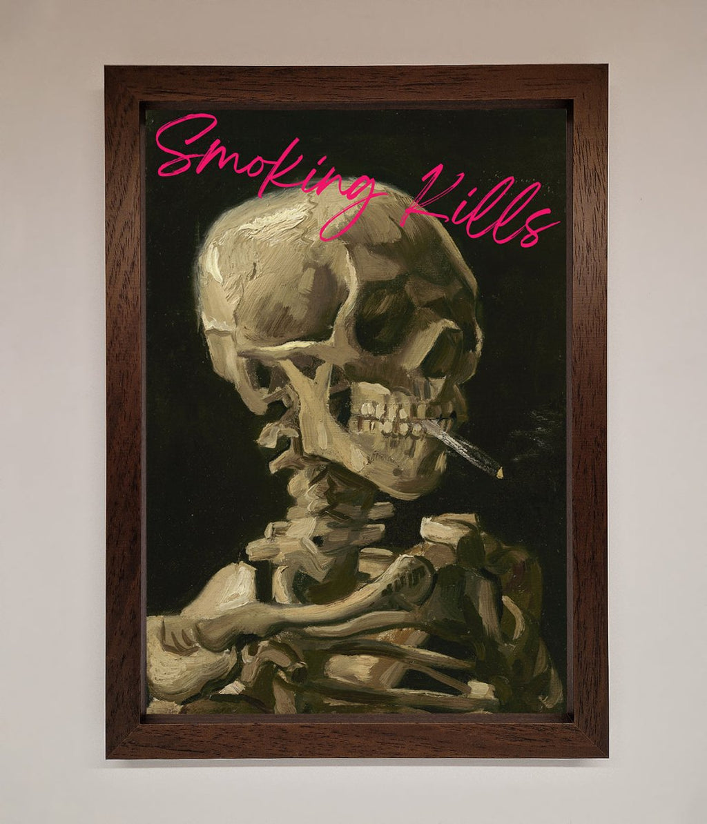 Smoking Kills Framed Wall Art