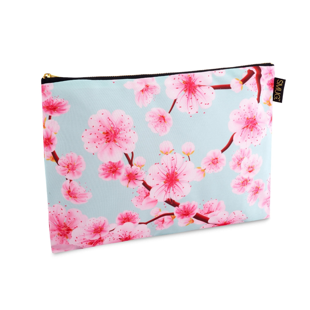 Cherry Blossom Print Accessories Bag