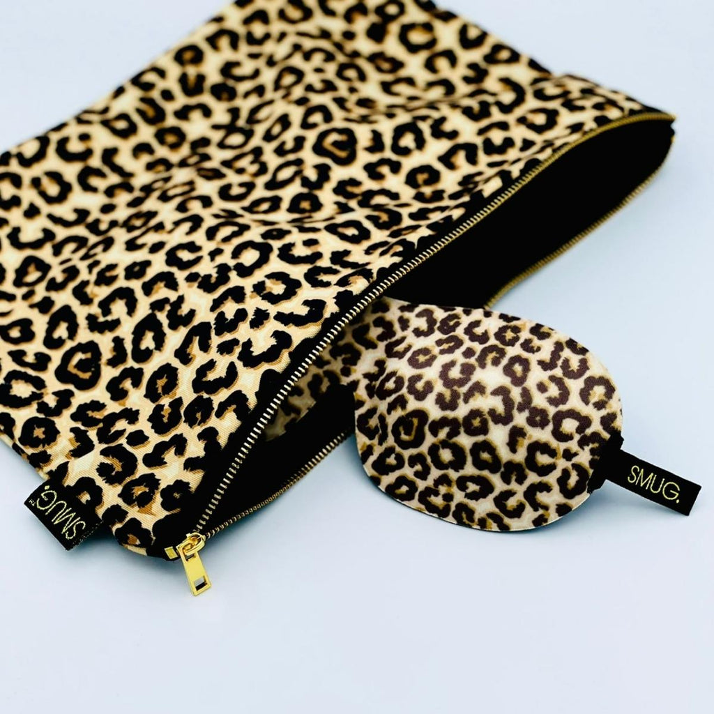 Leopard Print Accessories Bag