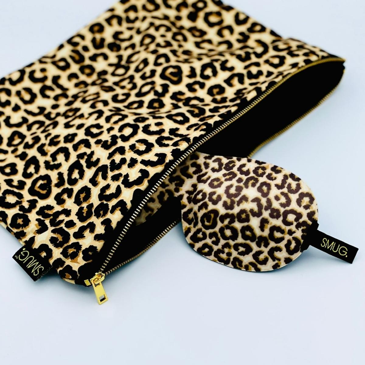 Leopard Print Accessories Bag