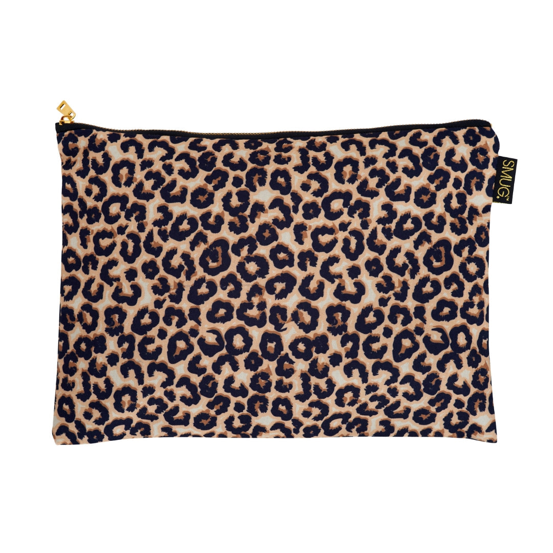 Leopard Print Accessories Bag