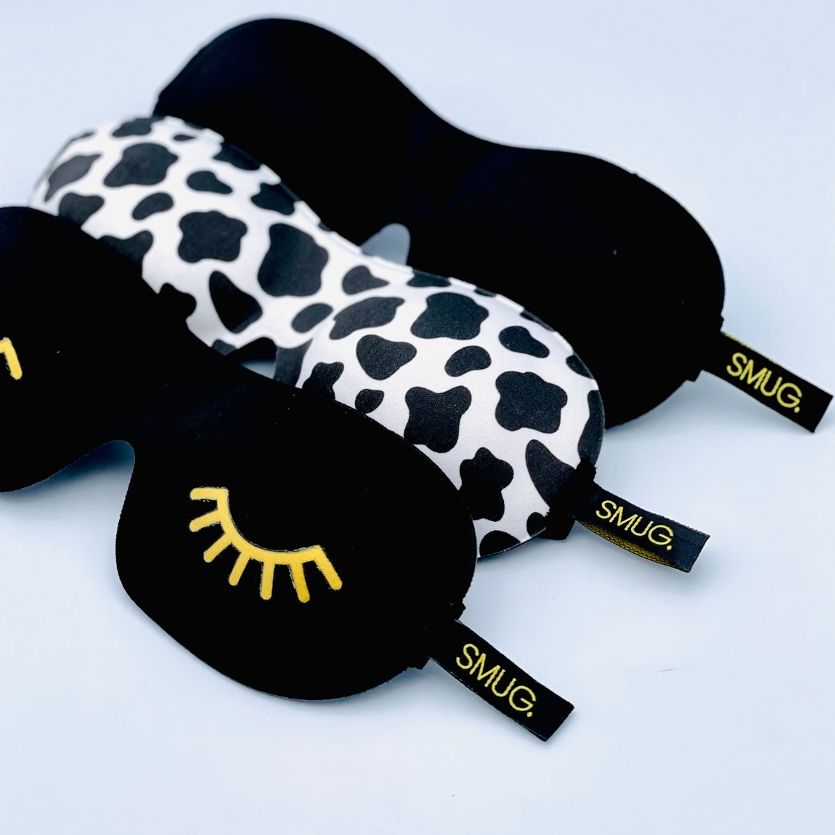Contoured 3D Blackout Sleep Mask in Black