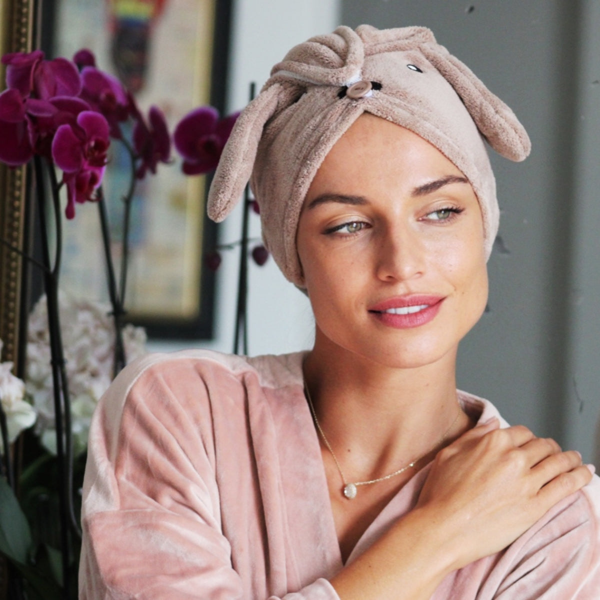 Doggy Hair Towel Wrap