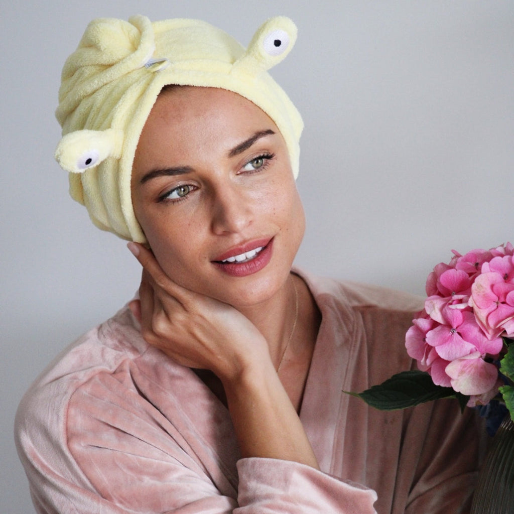 Snail Hair Towel Wrap