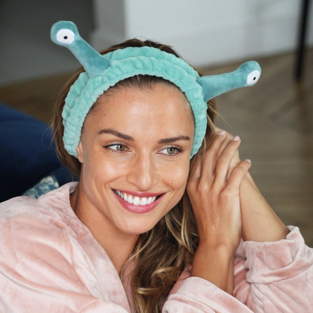 Snail Spa Headband in Sage Green