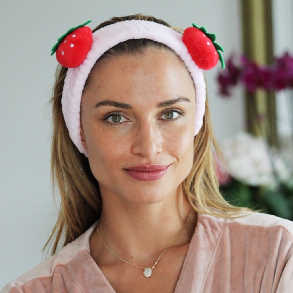 Strawberry Spa Headband