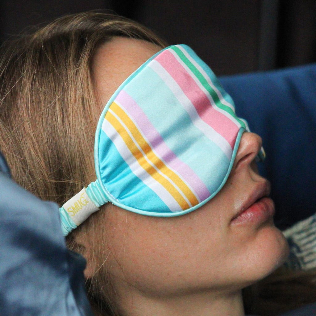 Satin Sleep Mask Multipack Set of 4 Assorted Designs