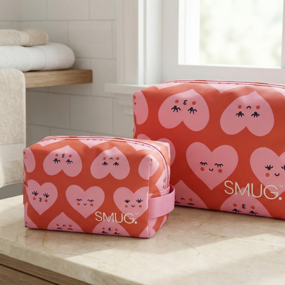 Hearts Toiletry Bag Compact