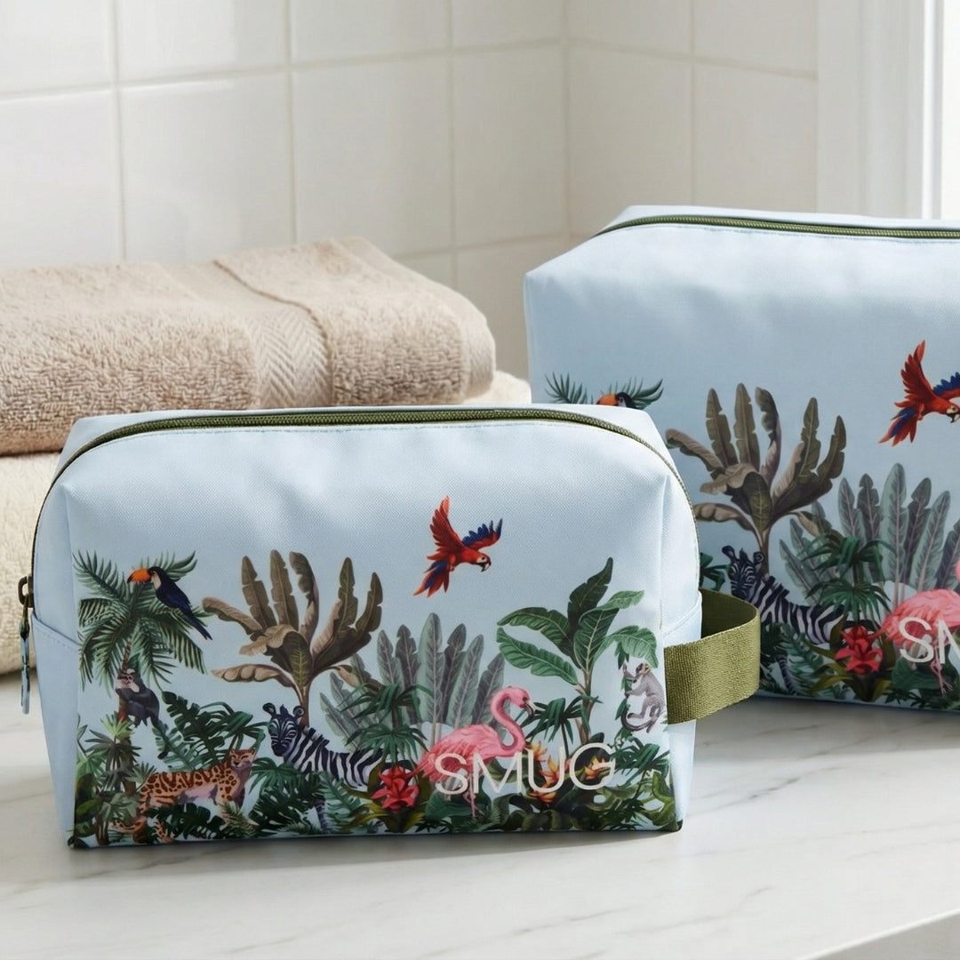 Jungle Print Toiletry Bag