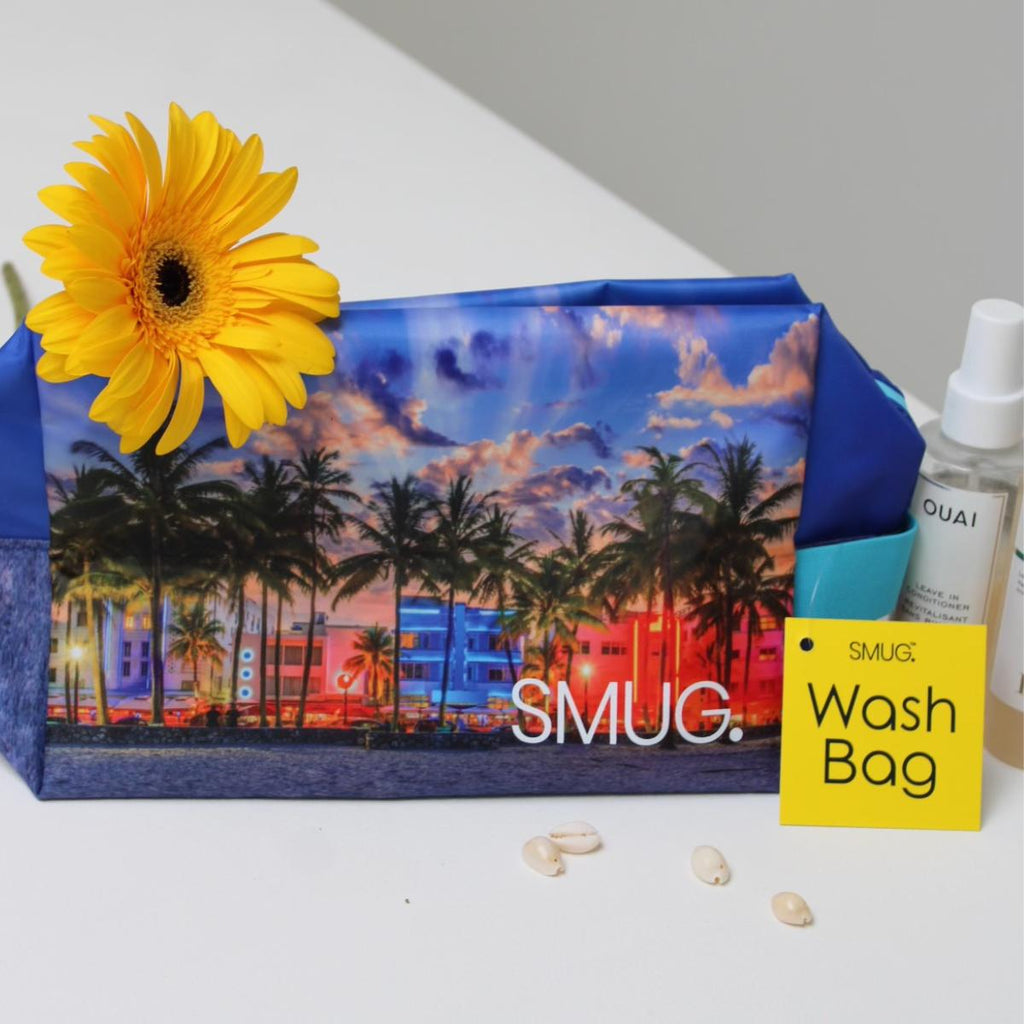 Miami Print Wash Bag