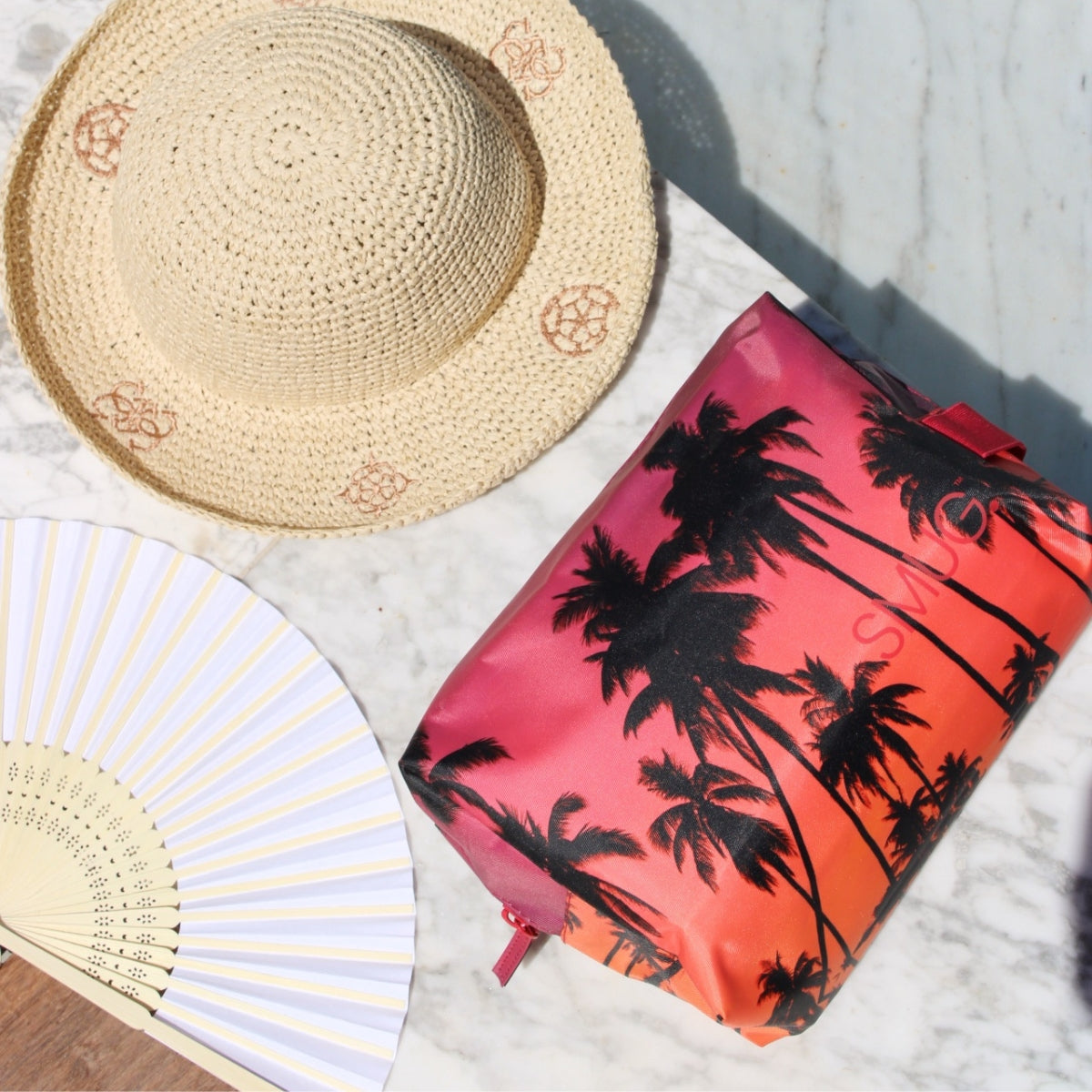 Sunset Print Wash Bag