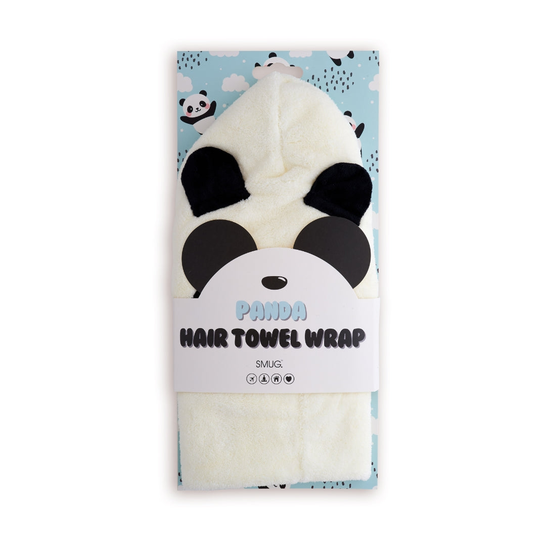 Panda Hair Towel Wrap