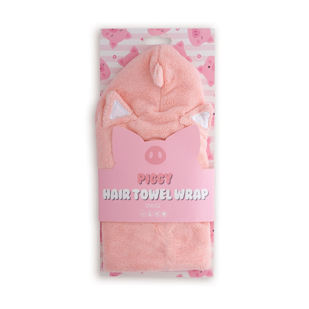 Piggy Hair Towel Wrap