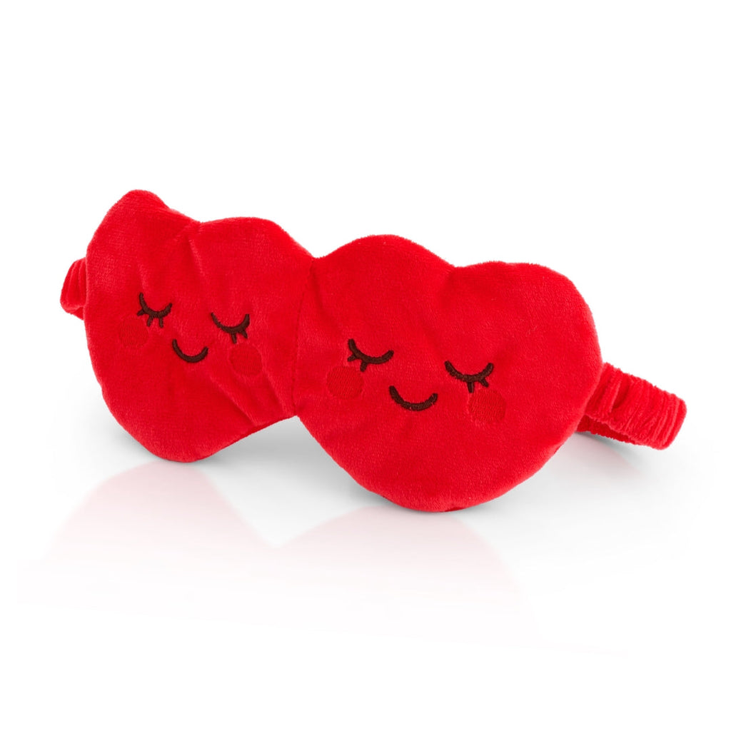 Red Hearts Plush Sleep Mask