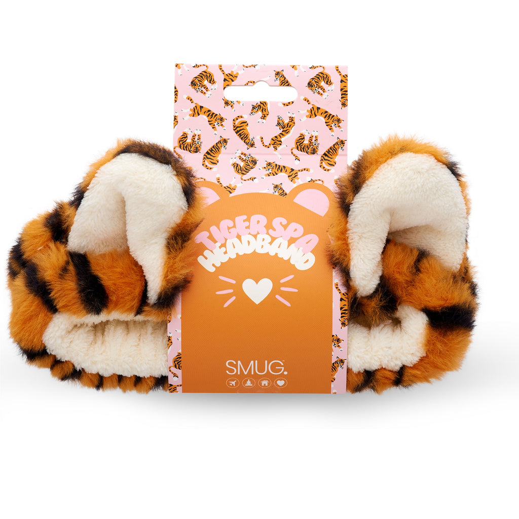 Tiger Spa Headband with Soft Ears