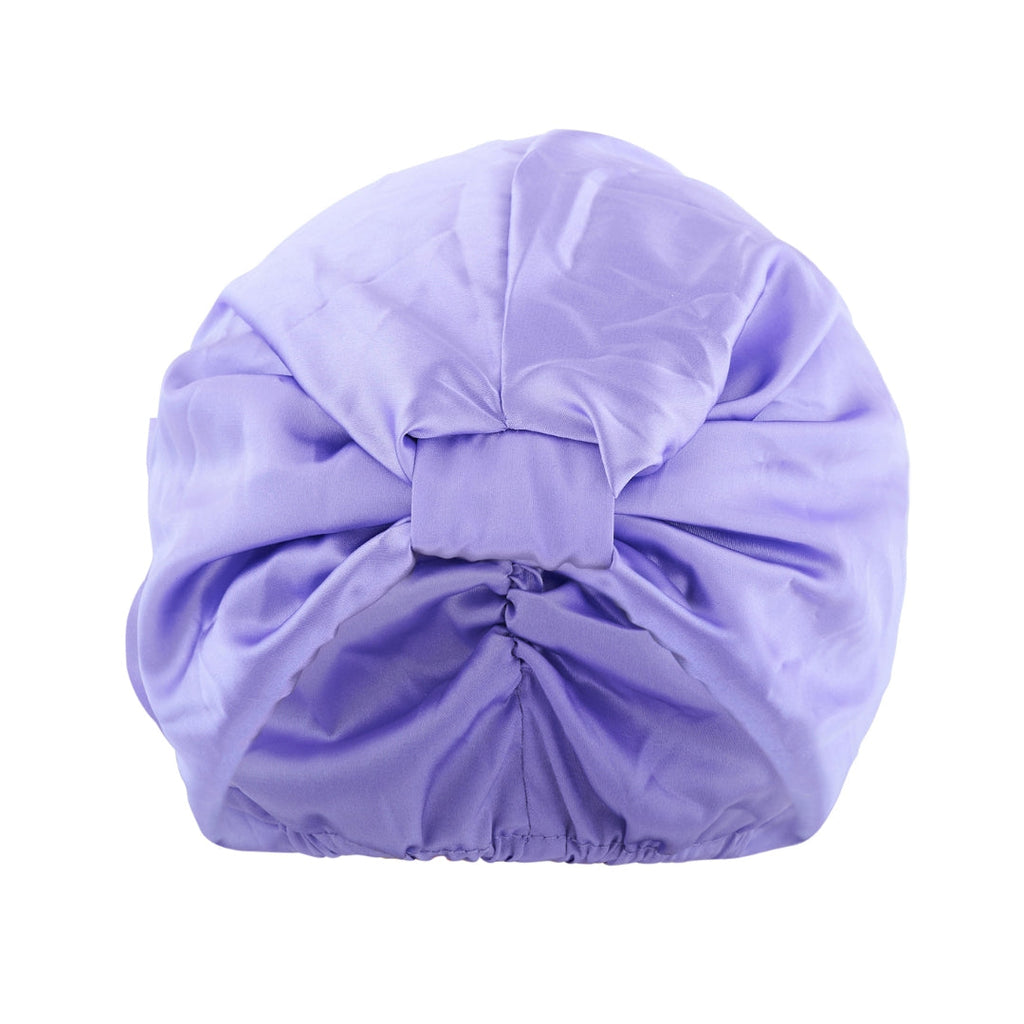 Lilac Satin Sleep Turban