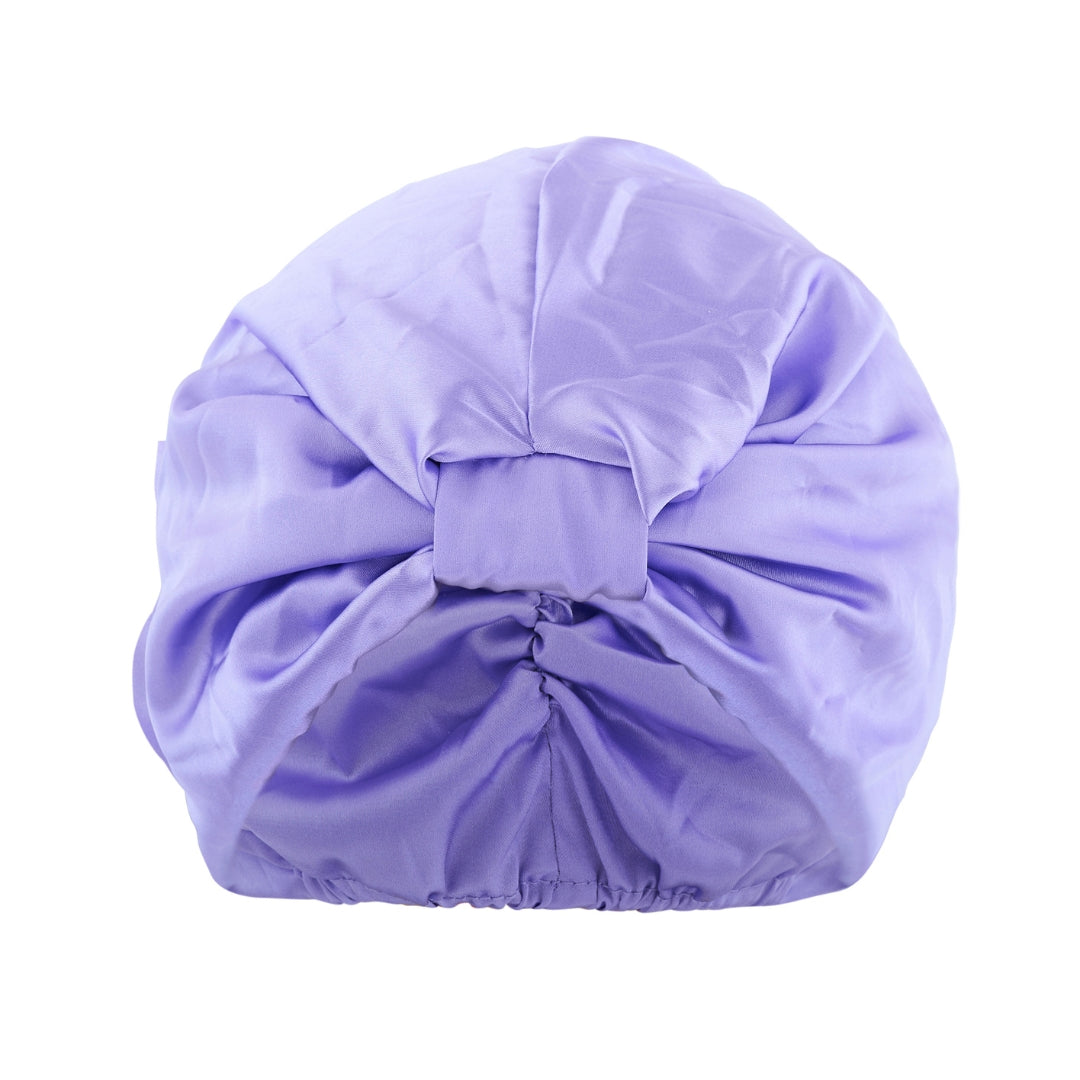 Lilac Satin Sleep Turban