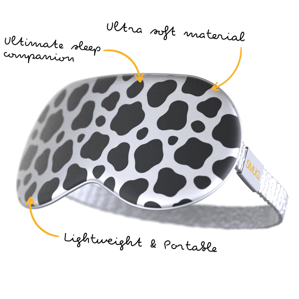 Cow Print Satin Sleep Mask