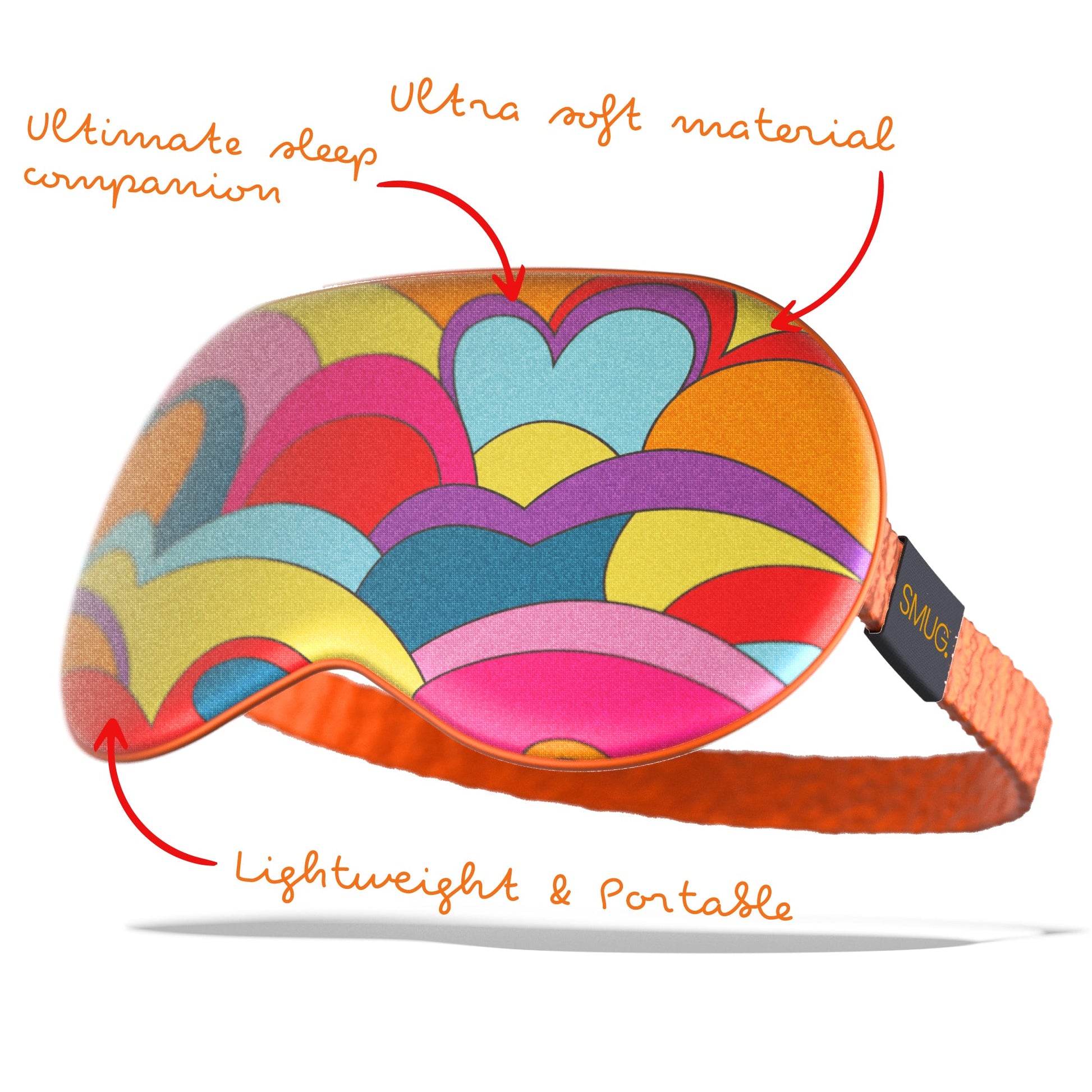 Satin Sleep Mask in Lucy in the Sky Print