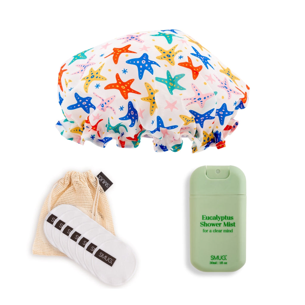 Shower and Spa Set in Multiple Prints