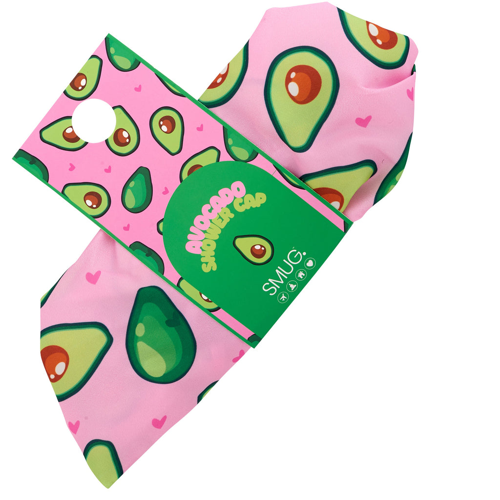 Avocado Print Shower Cap