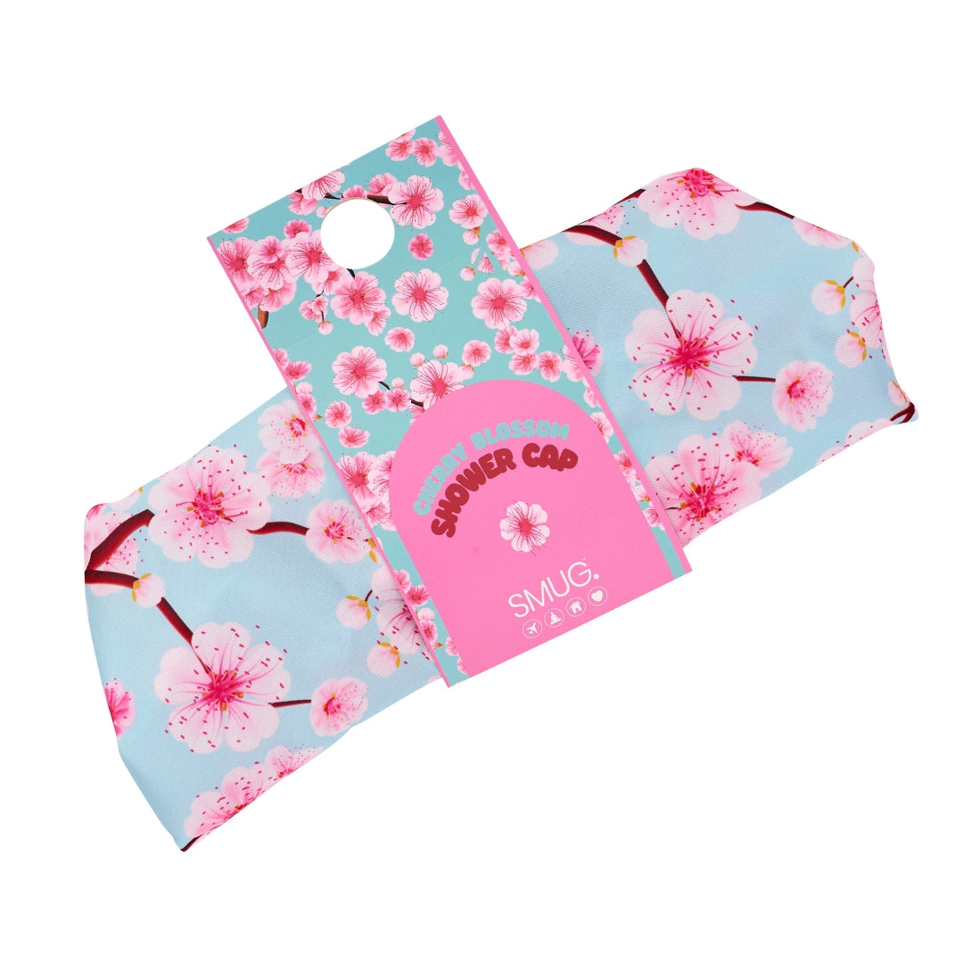Cherry Blossom Print Shower Cap