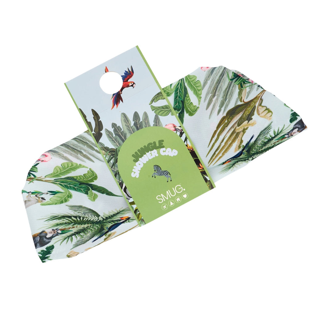 Jungle Print Shower Cap