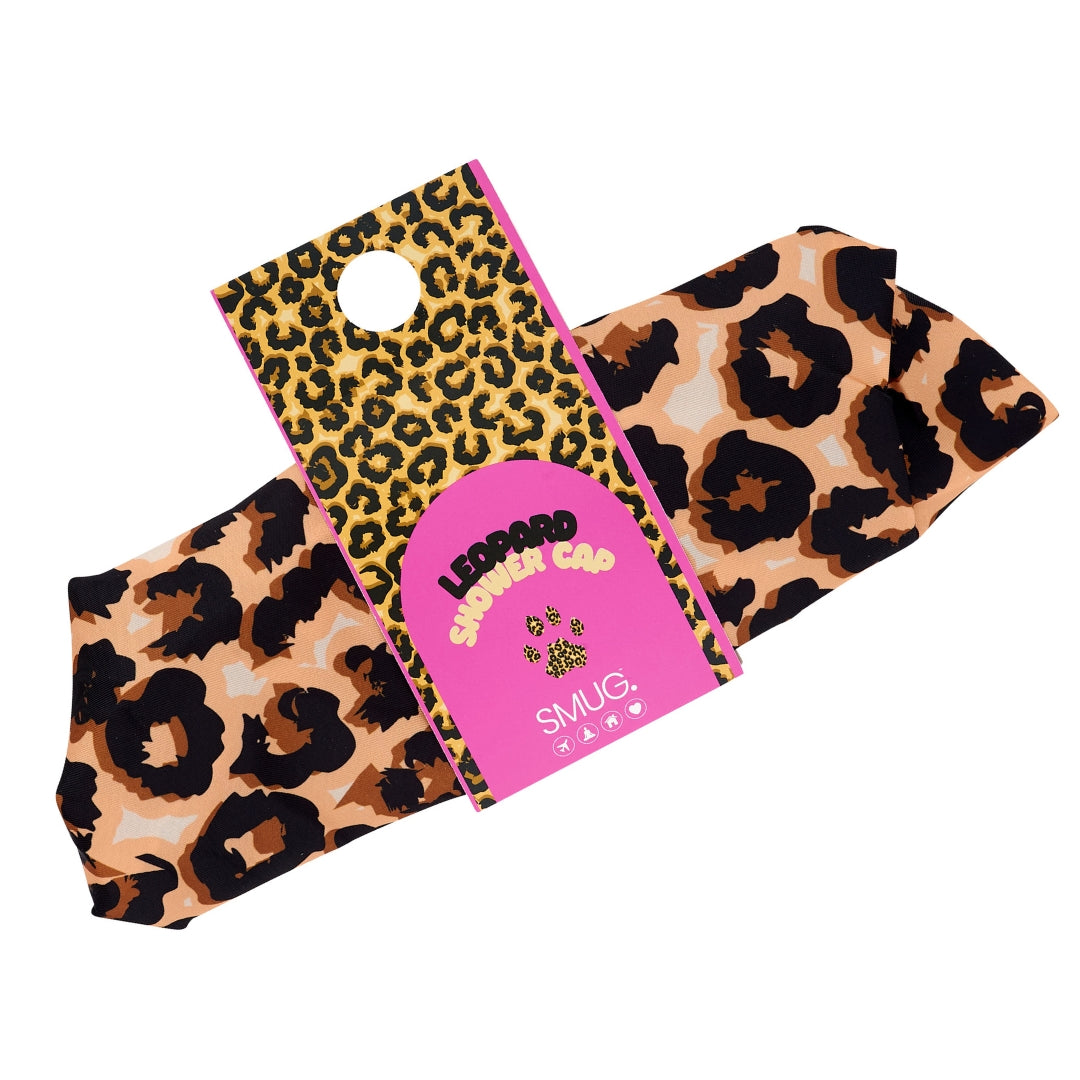 Leopard Print Shower Cap