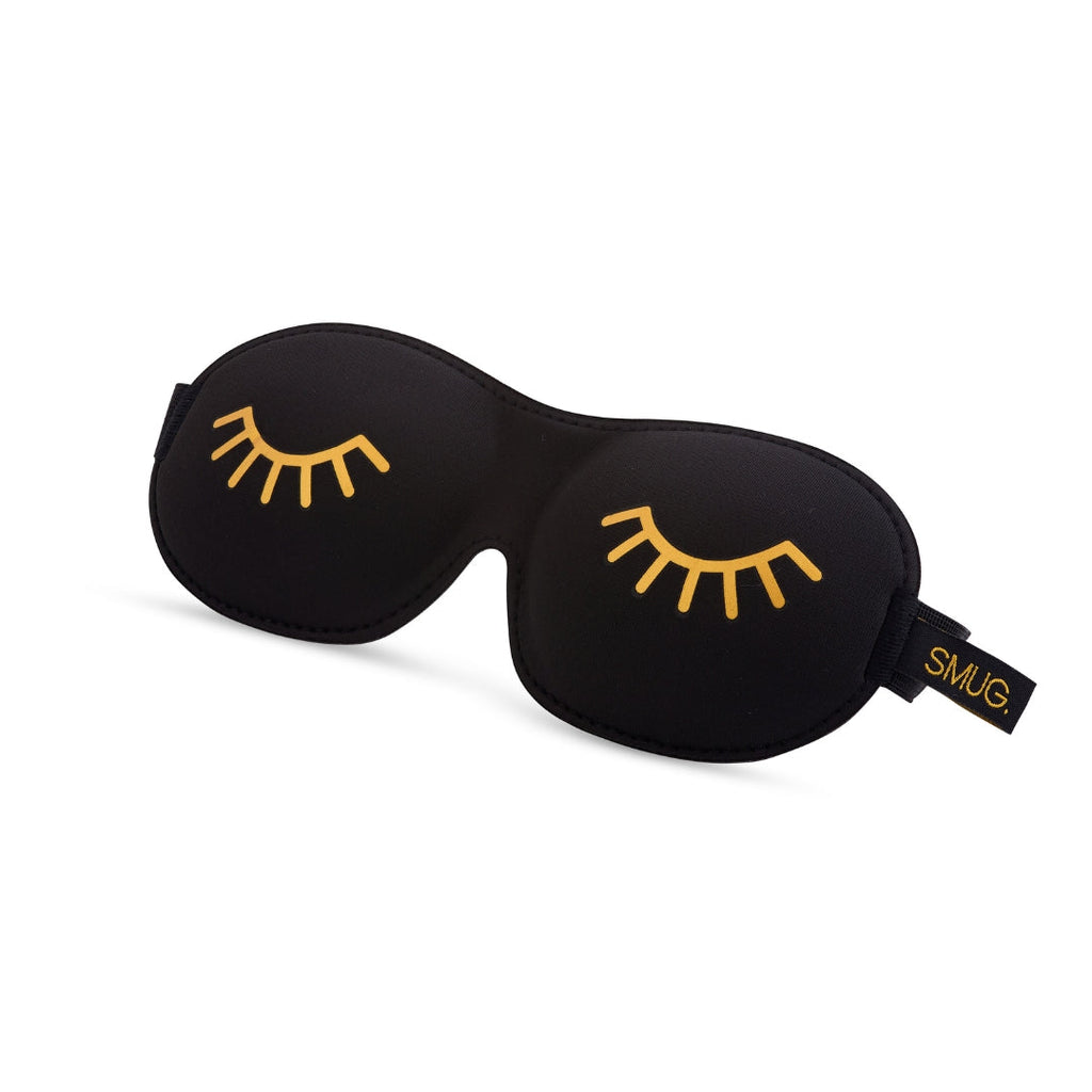 Contoured 3D Blackout Sleep Mask in Wink Print