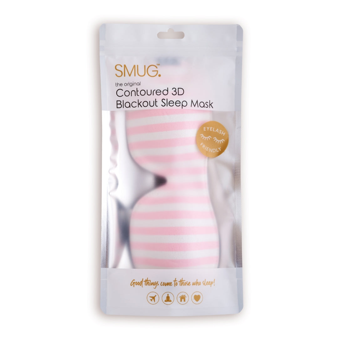 Contoured 3D Blackout Sleep Mask in Candy Shop Print