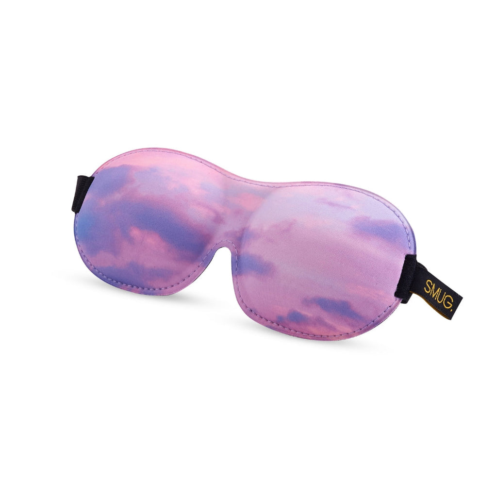 Contoured 3D Blackout Sleep Mask in Cloudy Sky