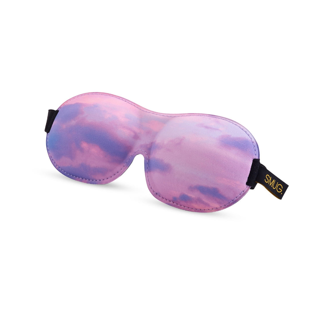 Contoured 3D Blackout Sleep Mask in Cloudy Sky