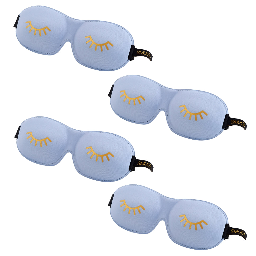 Contoured Sleep Mask Multipack Four Pack Various Designs