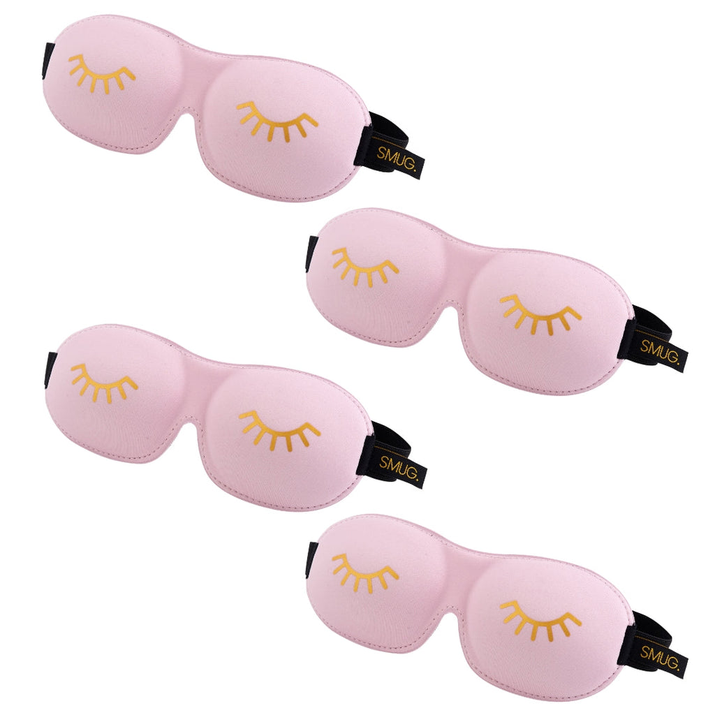 Contoured Sleep Mask Multipack Four Pack Various Designs