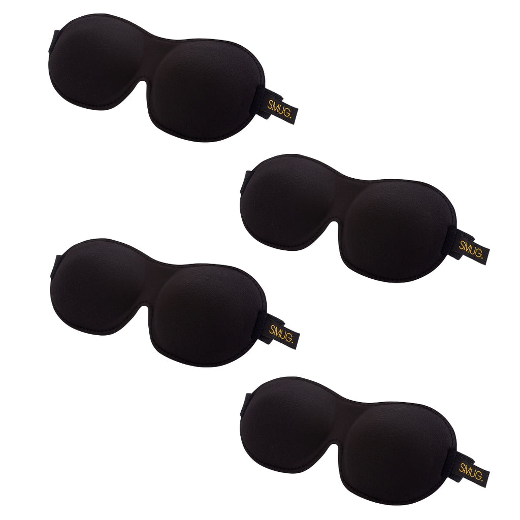 Contoured Sleep Mask Multipack Four Pack Various Designs