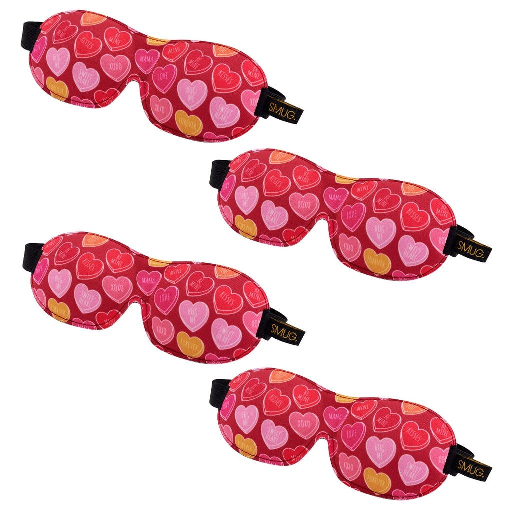 Contoured Sleep Mask Multipack Four Pack Various Designs