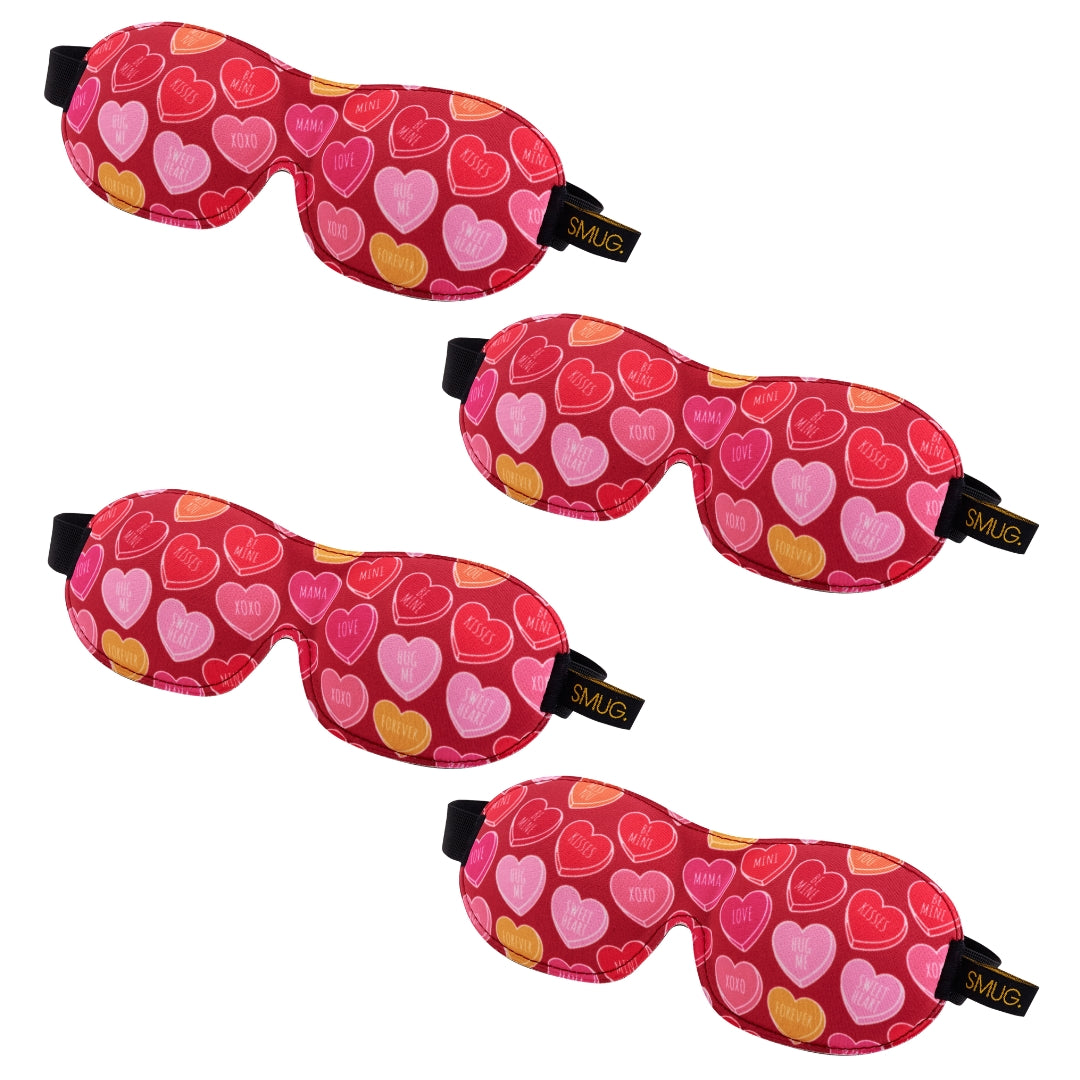 Contoured Sleep Mask Multipack Four Pack Various Designs