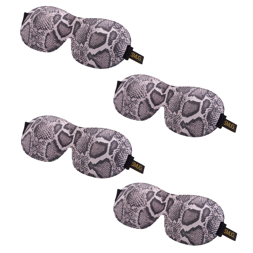 Contoured Sleep Mask Multipack Four Pack Various Designs