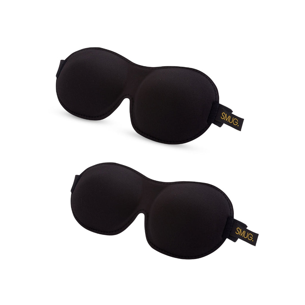 Contoured Sleep Mask Twin Pack Sets in Various Designs