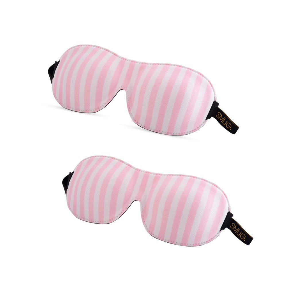 Contoured Sleep Mask Twin Pack Sets in Various Designs
