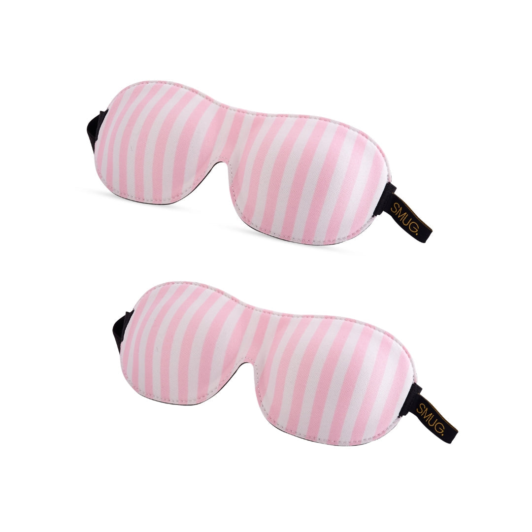Contoured Sleep Mask Twin Pack Sets in Various Designs